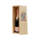 Coffret vin en bois publicitaire 75cl