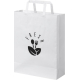 Sac publicitaire 25x32x11cm en papier Kraft - MOYEN