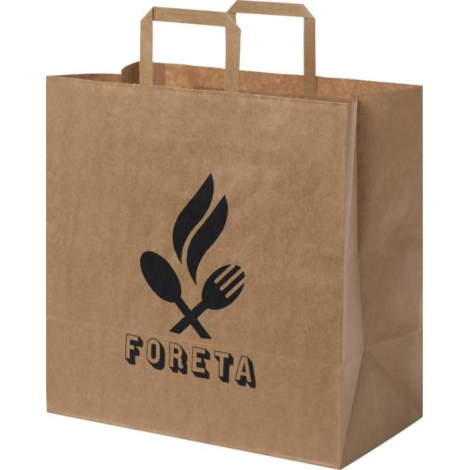 Sac promotionnel en papier Kraft 34x35x20cm - XL