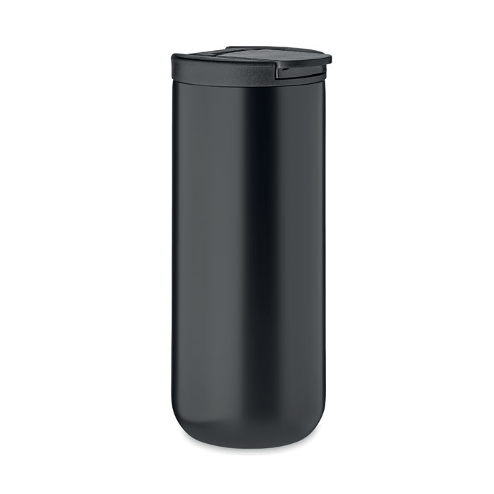 Mug double paroi acier inox 330ml à personnaliser Noir