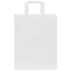 Sac publicitaire 25x32x11cm en papier Kraft - MOYEN