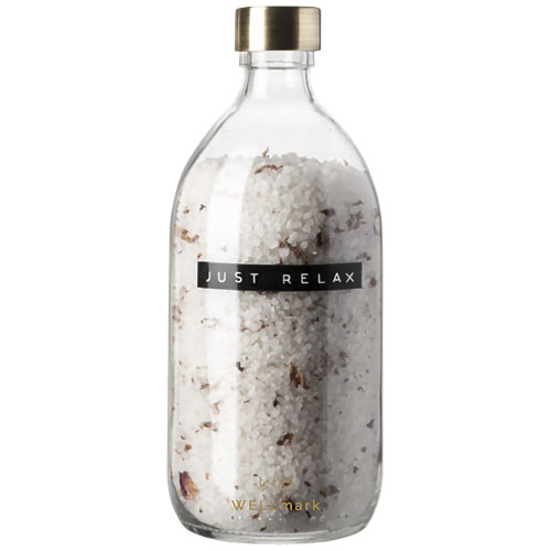 Sel de bain personnalisé Just Relax 500 ml WELLmark Translucide
