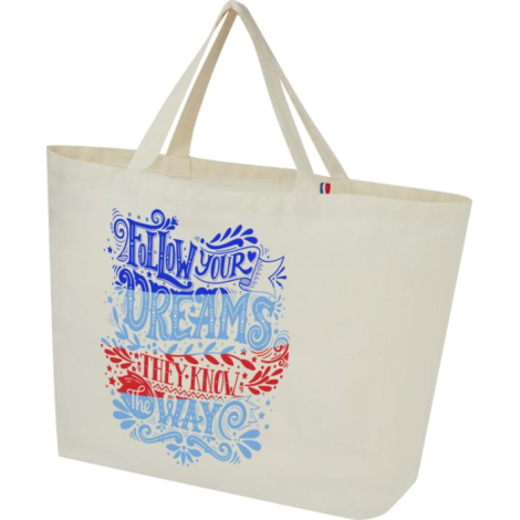 Sac shopping publicitaire tissu recyclé 200g Cannes