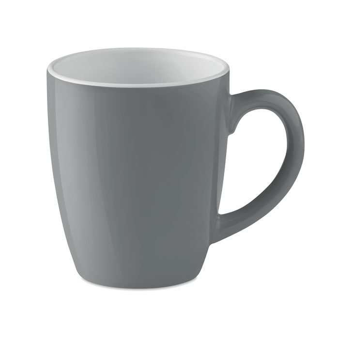 Mug coloré en céramique à personnaliser 290 ml Gris