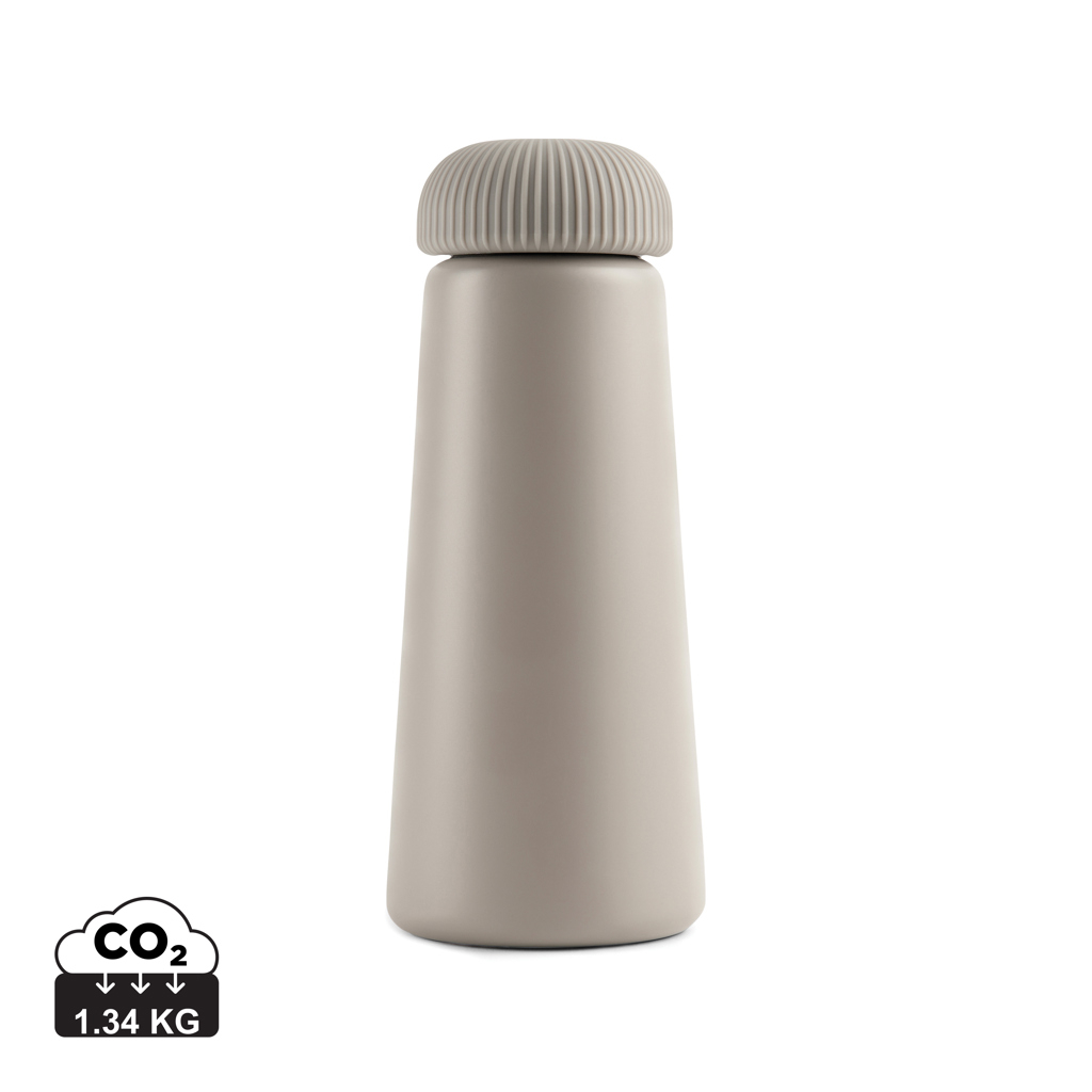 Bouteille isotherme inox recyclé 450ml personnalisée Erie VINGA Gris