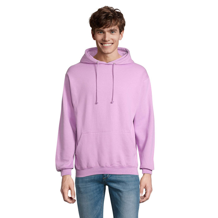 Sweat à capuche unisexe personnalisable CONDOR Lilas