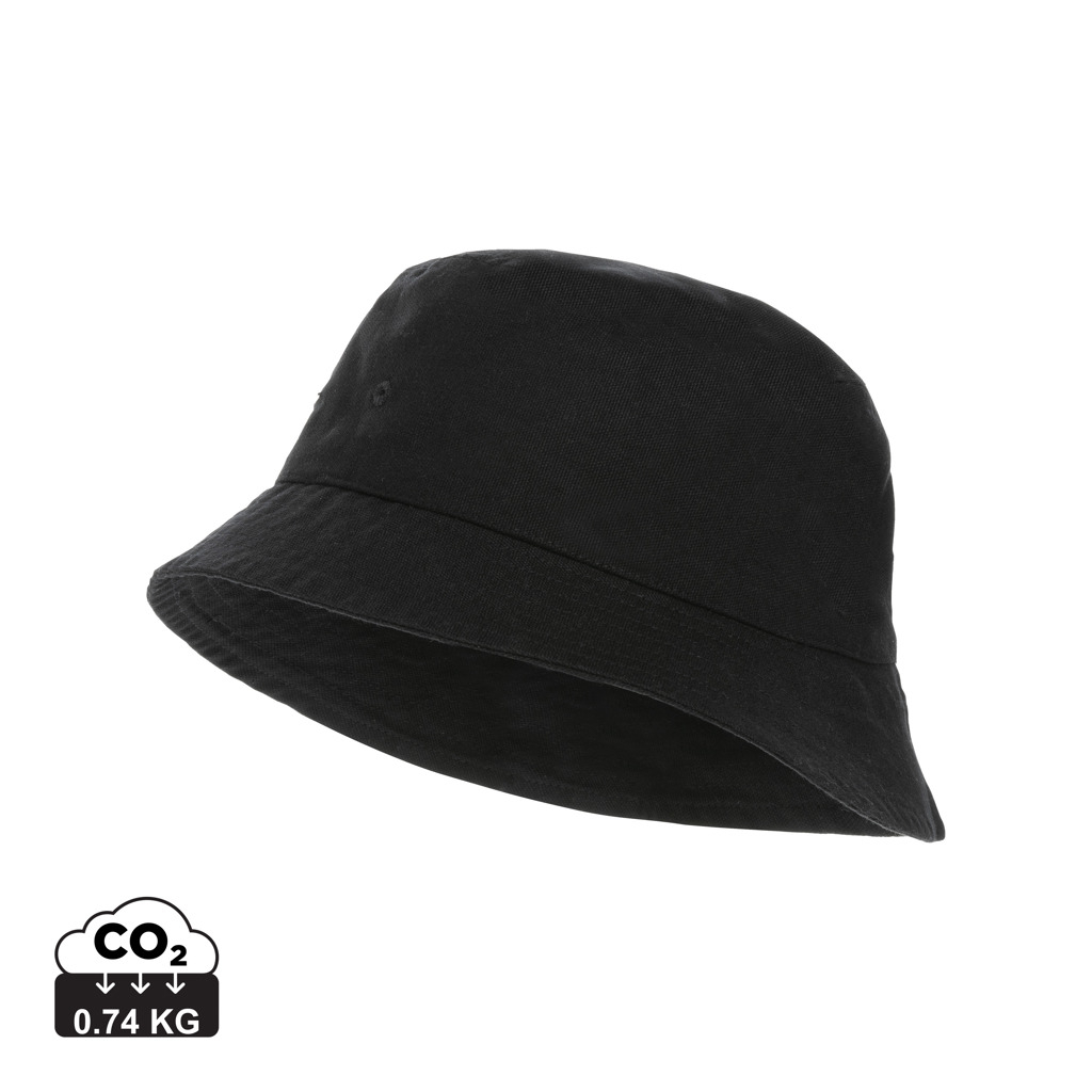 Bob publicitaire en toile recyclée 285g Impact Noir