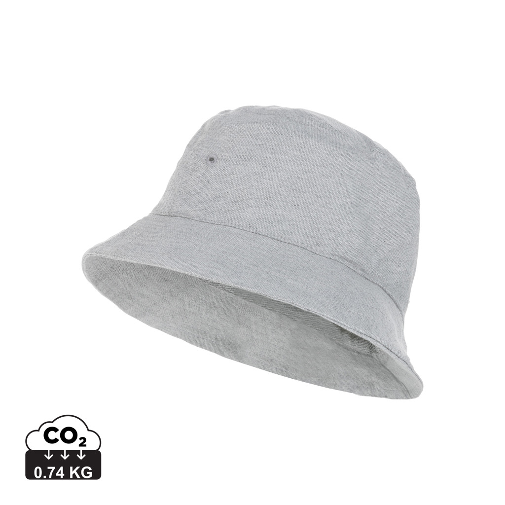 Bob publicitaire en toile recyclée 285g Impact Gris