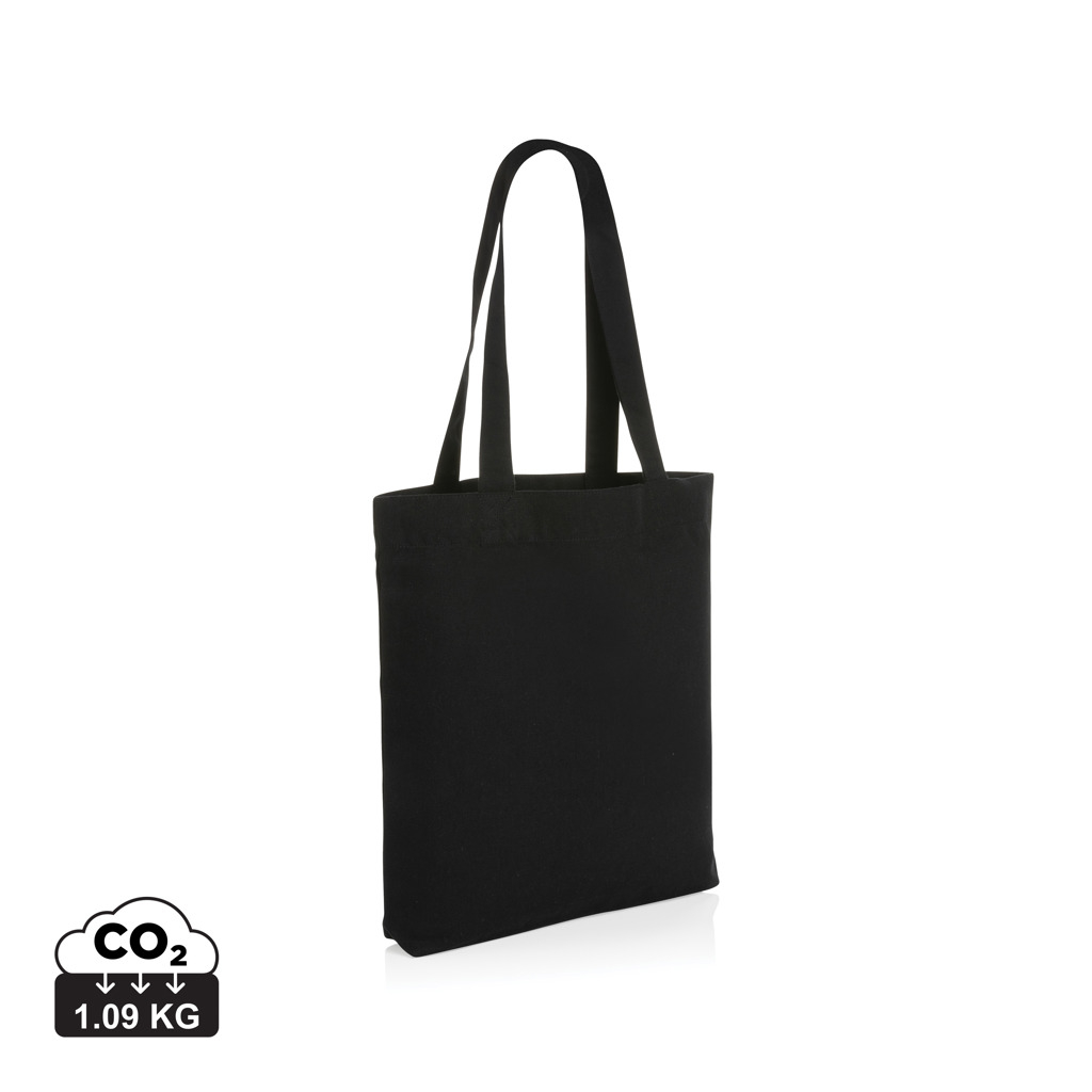 Sac shopping en toile personnalisée 285g - Impact Noir