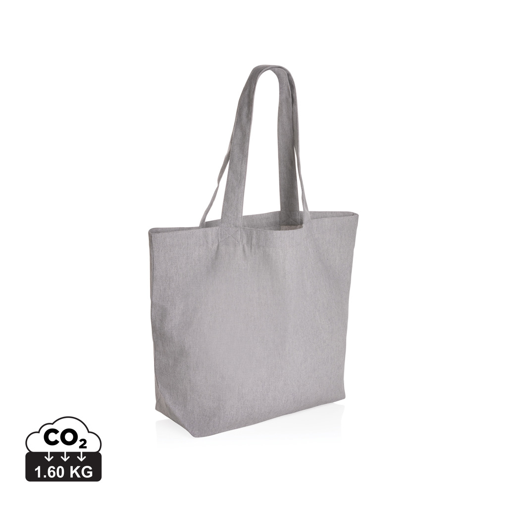 Sac shopping en toile personnalisable 240g - Impact Gris