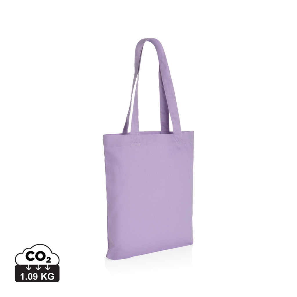 Sac cabas publicitaire en toile recyclée 285g - Impact Lavande