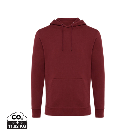 Sweat capuche unisexe publicitaire coton recyclé 340g Iqoniq Jasper