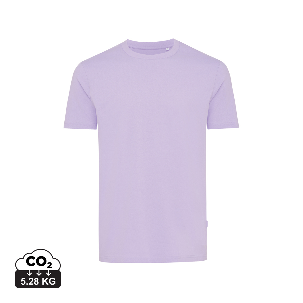 T-shirt unisexe publicitaire en coton recyclé 180g Iqoniq Bryce Lavande