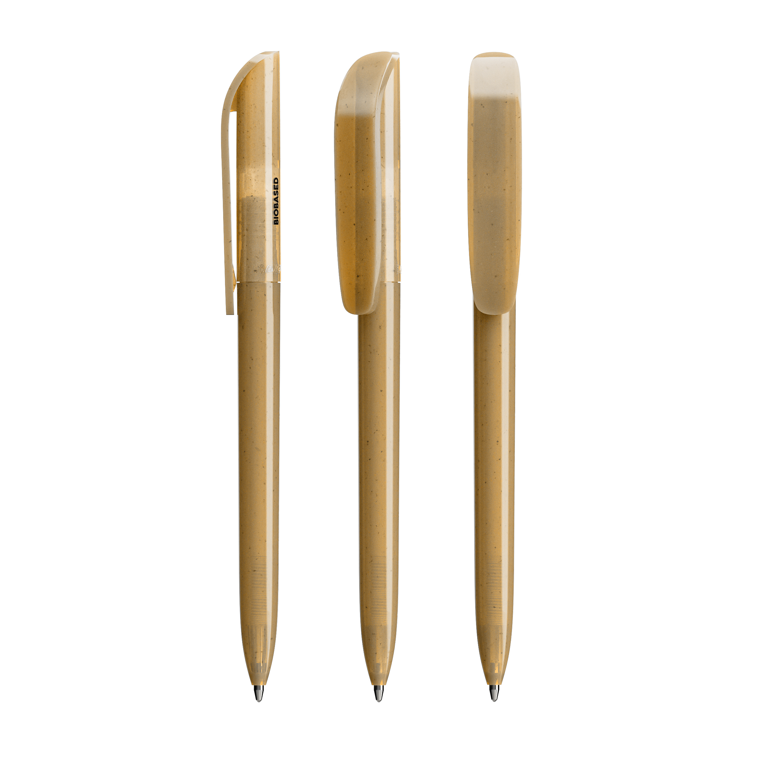 Stylo publicitaire BIC® Super Clip Origin Naturel