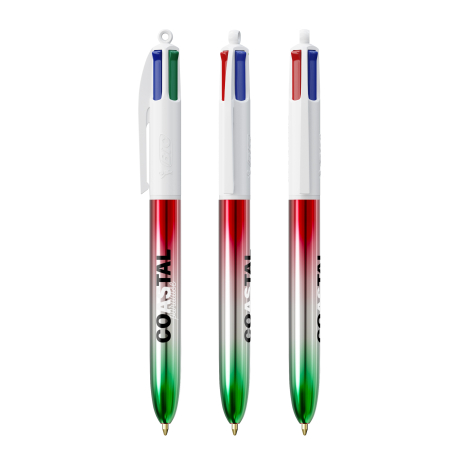 Stylo 4 couleurs publicitaire BIC® Flags Collection