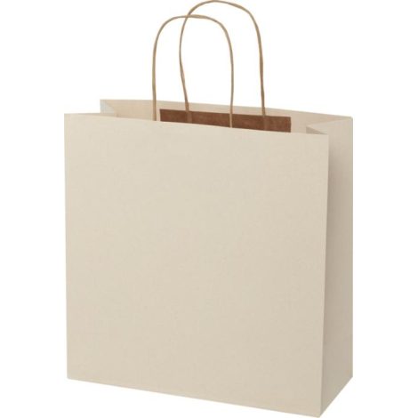 Sac en papier XL déchets agricoles à personnaliser 31x31x12 cm