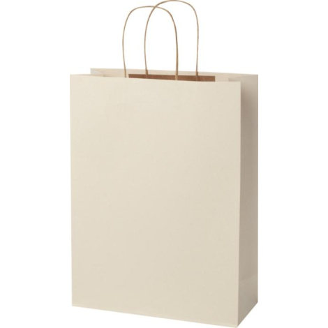Sac publicitaire en papier XXL résidus agricoles 31x41x12 cm