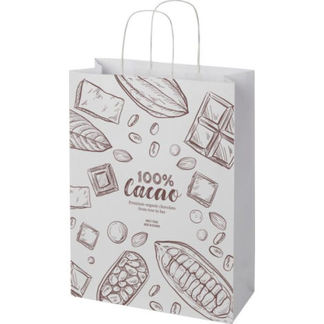 Sac en papier Kraft personnalisable XXL 31x12x41 cm