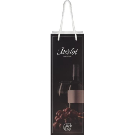 Sac bouteille publicitaire recyclable 12x37x9 cm