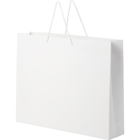 Sac publicitaire en papier recyclable XXL 45x10x35 cm