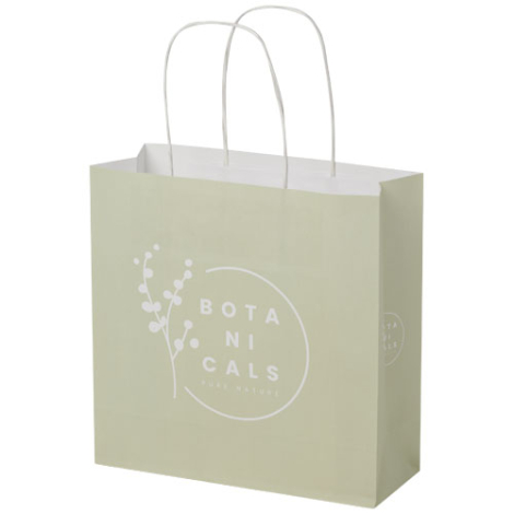 Petit sac publicitaire en papier Kraft 24x9x24 cm