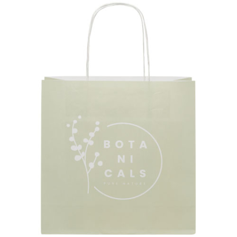 Petit sac publicitaire en papier Kraft 24x9x24 cm
