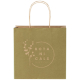 Petit sac publicitaire en papier Kraft 24x9x24 cm