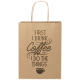 Sac en papier Kraft personnalisé taille moyenne 24x32x9 cm