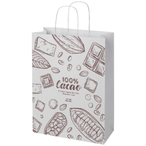 Sac en papier Kraft personnalisable XXL 31x12x41 cm