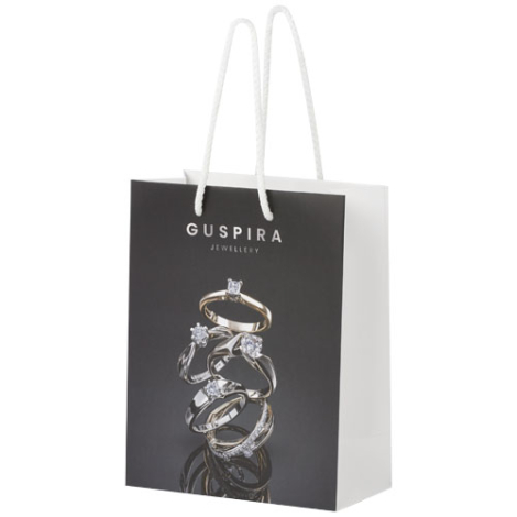 Sac en papier promotionnel taille moyenne 18x23x9 cm