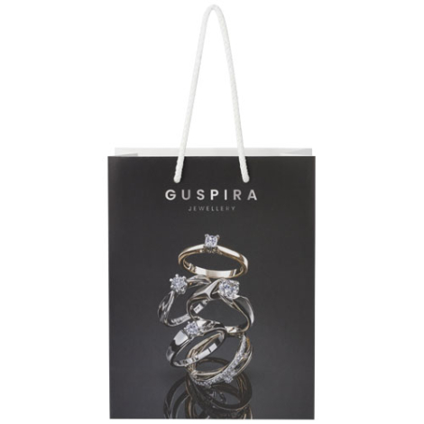 Sac en papier promotionnel taille moyenne 18x23x9 cm