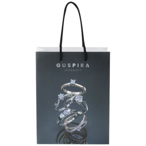 Sac en papier promotionnel taille moyenne 18x23x9 cm