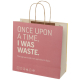 Sac en papier XL déchets agricoles à personnaliser 31x31x12 cm