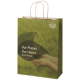 Sac publicitaire en papier XXL résidus agricoles 31x41x12 cm
