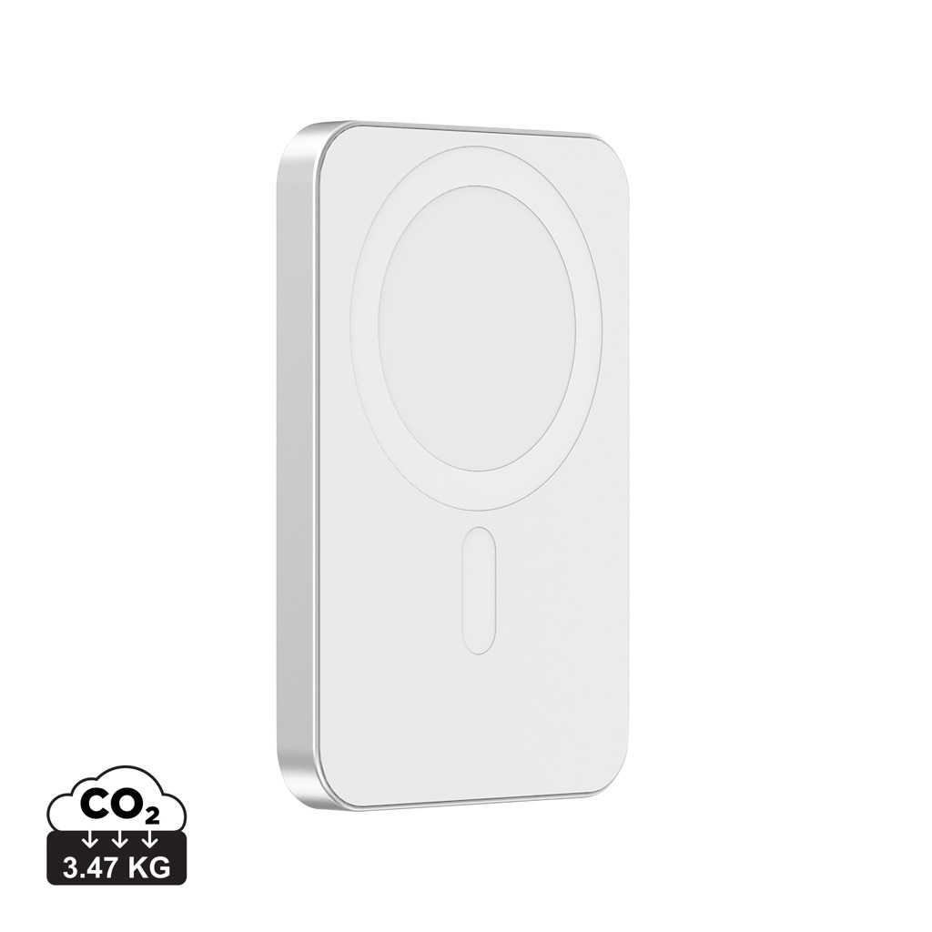 Batterie magnétique publicitaire 5000 mAh Malibu Urban Vitamin Argent