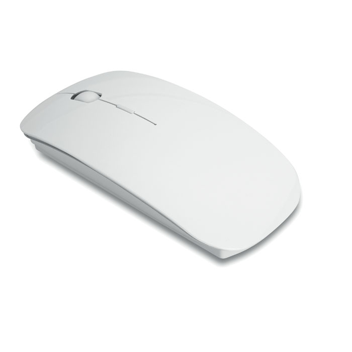 Souris sans fil promotionnelle CURVY Blanc