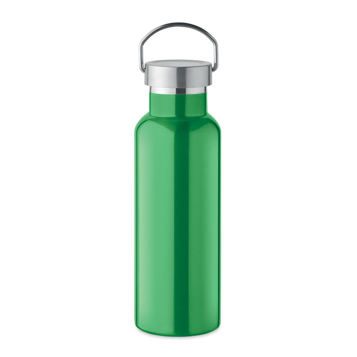 Gourde inox recyclé 500ml personnalisable FLORENCE Vert