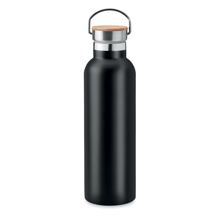 Bouteille publicitaire double paroi 750ml HELSINKI MED Noir