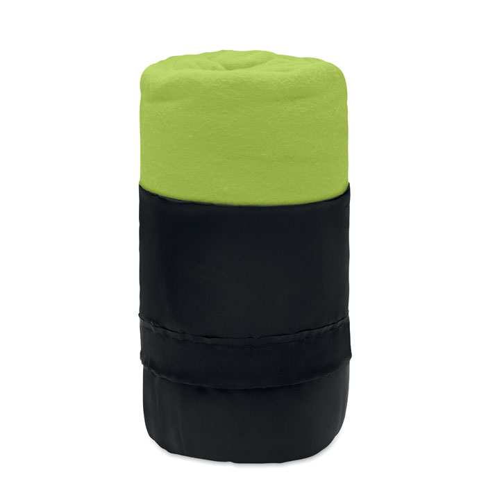 Couverture polaire en PET recyclé publicitaire MUSALA lime