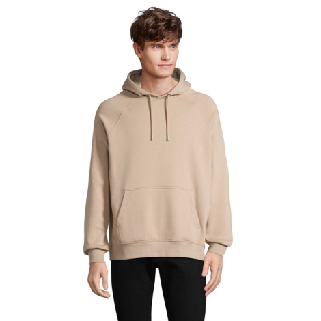 Hoodie unisexe coton bio rPET personnalisé 280g - STELLAR