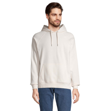 Hoodie unisexe coton bio rPET personnalisé 280g - STELLAR