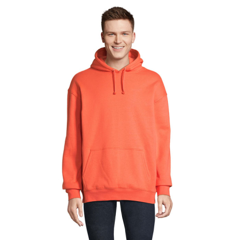 Sweat à capuche orange personnalisable