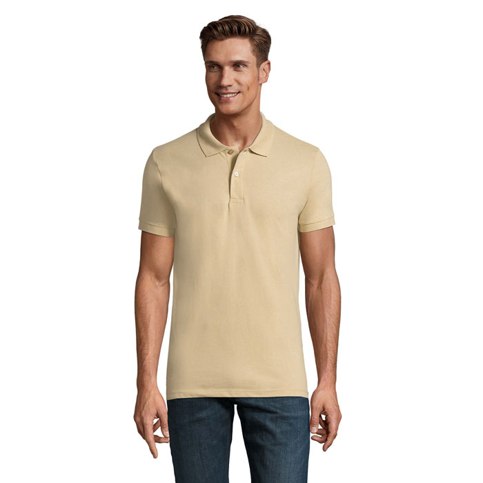 Polo personnalisable pour homme 180g - PERFECT Sable