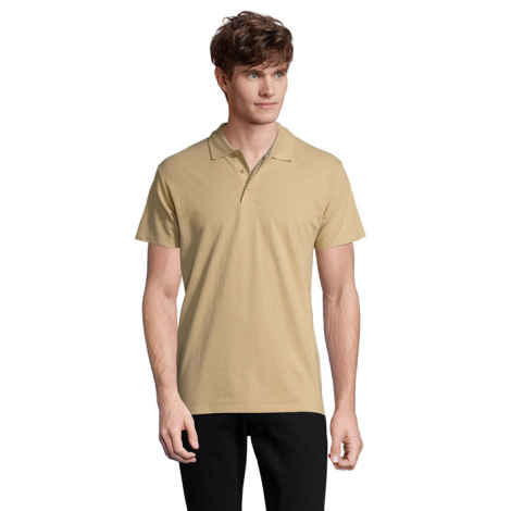 Polo en coton publicitaire homme 210g - SPRING