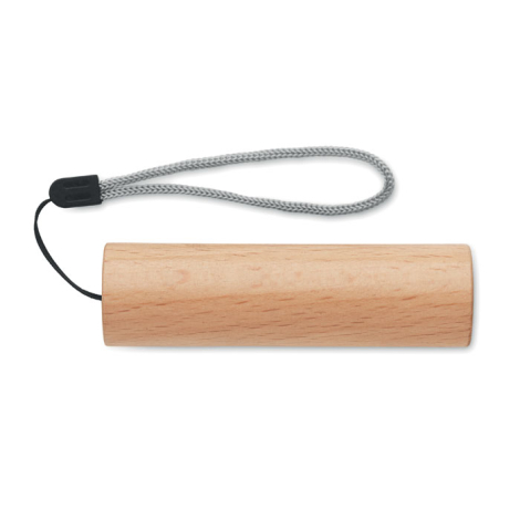 Torche publicitaire rechargeable en bois LITE