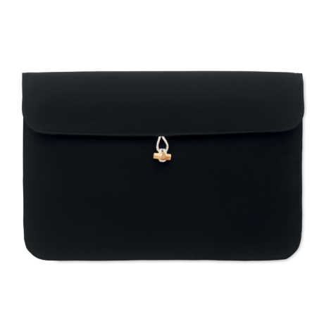 Pochette publicitaire pour ordinateur 15" en coton COTIN