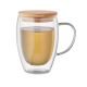 Mug en verre double paroi promotionnel 300ml TIROL