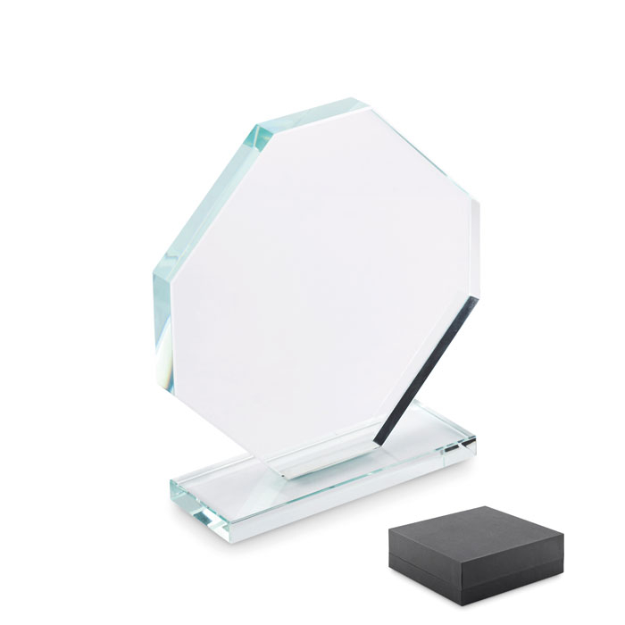 Prix en cristal à personnaliser RUMBO Transparent