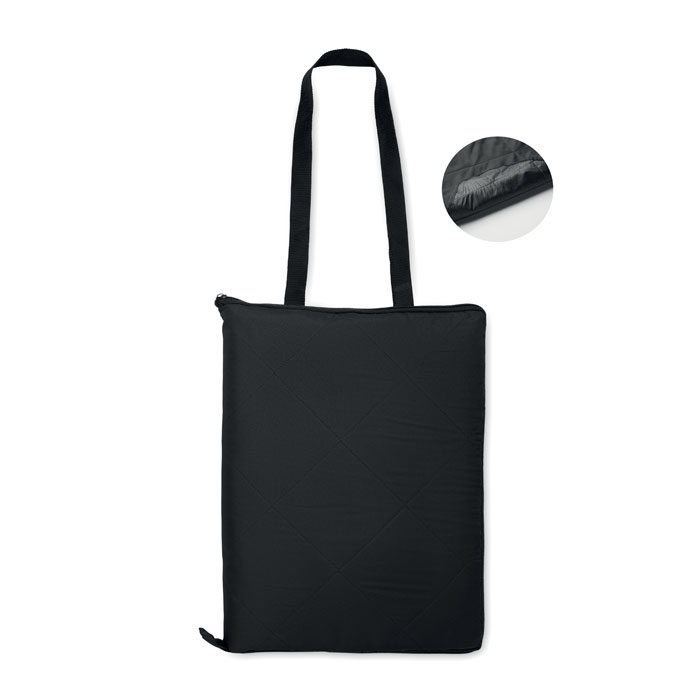 Couverture de pique-nique publicitaire pliable PACAM Noir