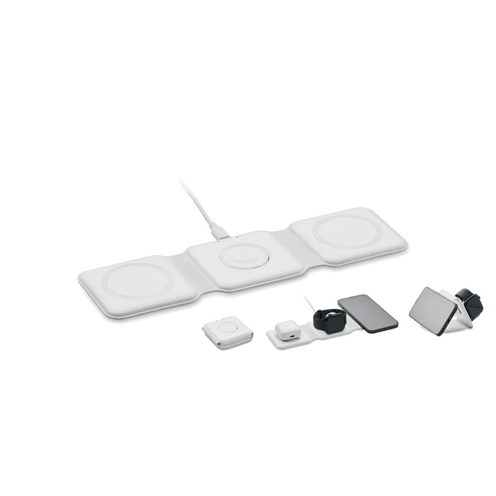 Station de charge pliable ORIO Blanc